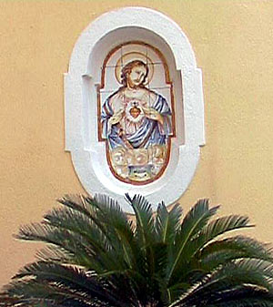 Kirche Santa Maria Visitapoveri , Herz-Jesu-Bild