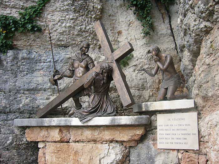Madonna della Corona - Wallfahrtsort im Trentino/Italien