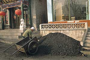 Beijing: Kohlentransport