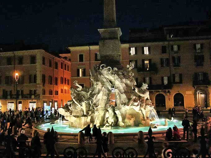 Rom: Vierflüsse-Brunnen