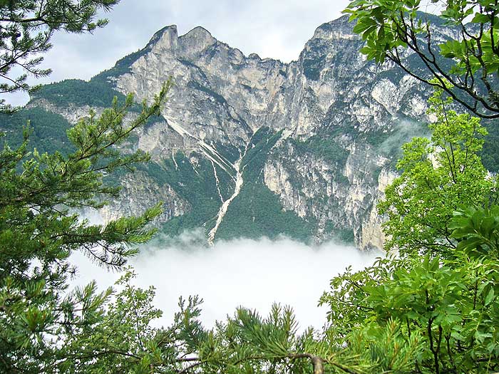 Dieser Berg befindest sich bereits im Trentino