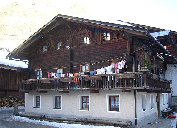 Pfelders in Südtirol: Bauernhaus