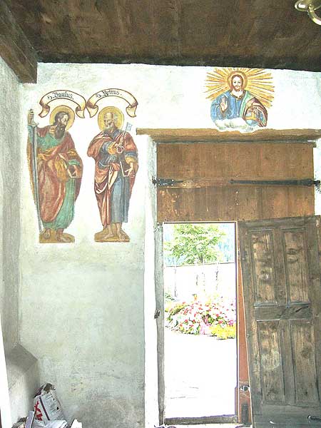Winnebach: Fresken in der Vorkirche